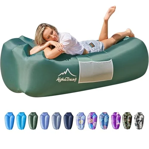 Beach Lounger Air Sofa — AlphaBeing Inflatable Lounger Beach Chai